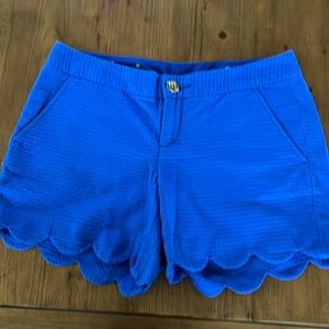 Lilly Pulitzer Buttercup Scallop Hem Shorts